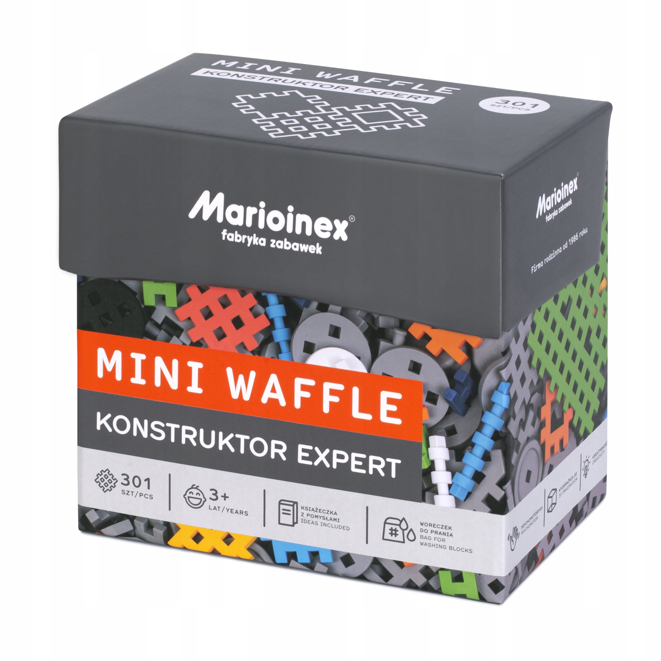

Конструктор Marioinex Мини вафли Konstruktor Expert 301 эл. (904039)