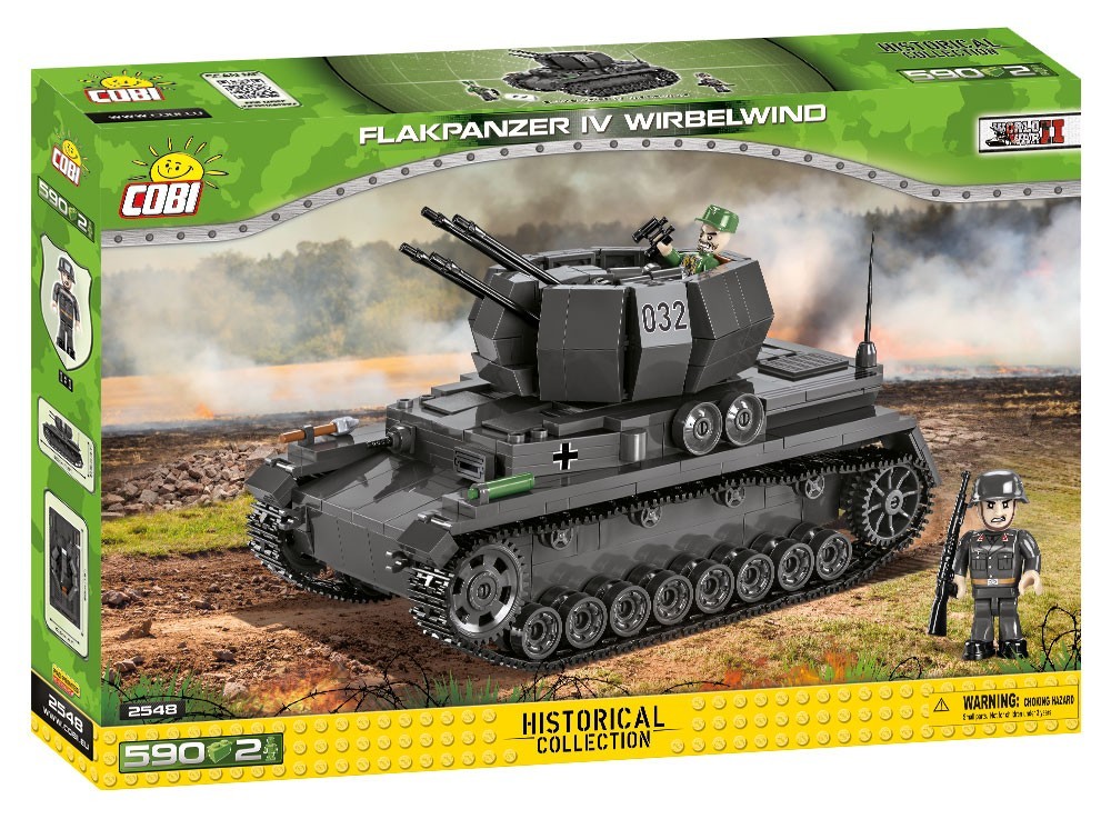 

Конструктор COBI Flakpanzer IV Wirbelwind 590 деталей (2548)