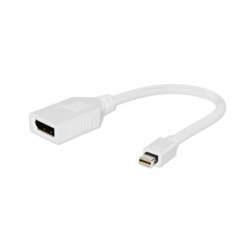 Адаптер Cablexpert (A-mDPM-DPF-001-W), MiniDisplayPort-DisplayPort, 0 ...