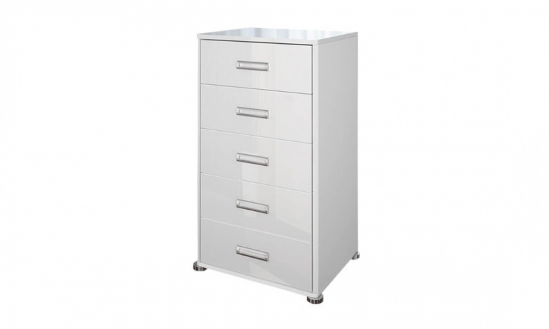 

Комод MiroMark Белла 5Ш 55х98х45 білий глянець