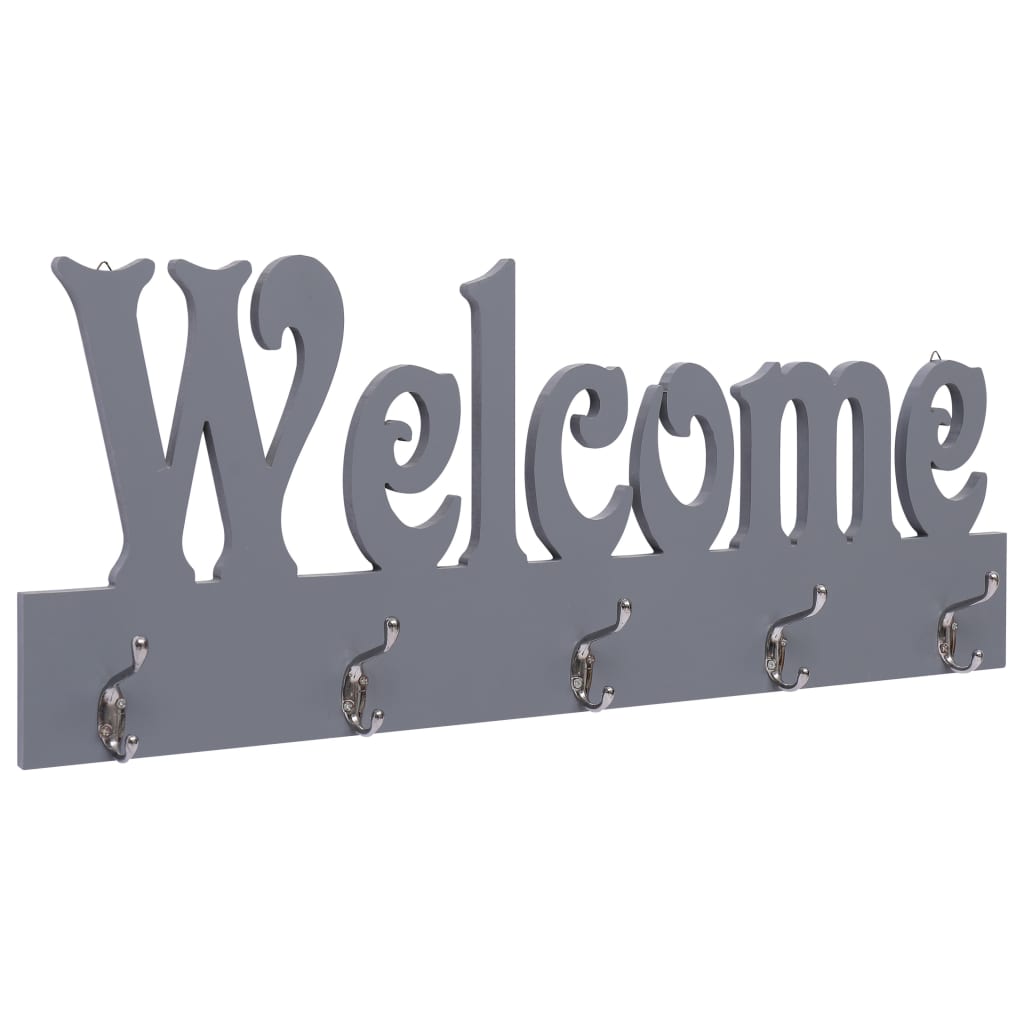 

Настінна вішалка Shumee для пальто WELCOME сірий колір 74 х 295 см 284248