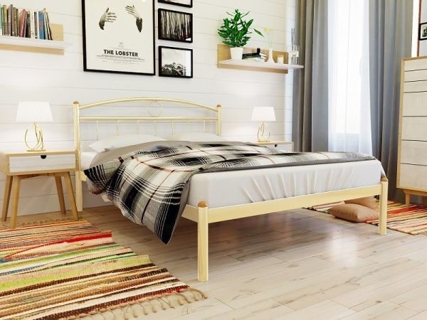 

Кровать Inga Метакам 120х190 см. Бежевый