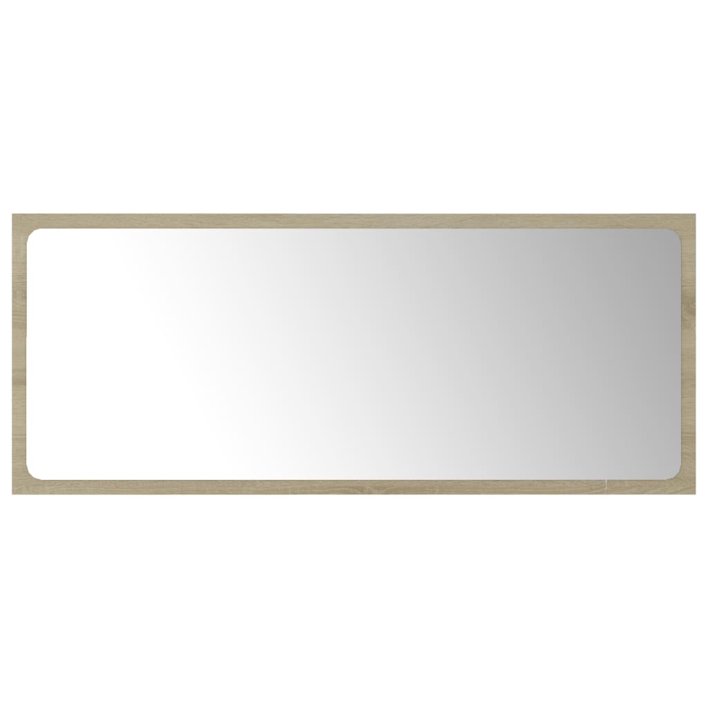

Дзеркало для ванної кімнати Shumee коричневий ДСП 90x37 см 804625