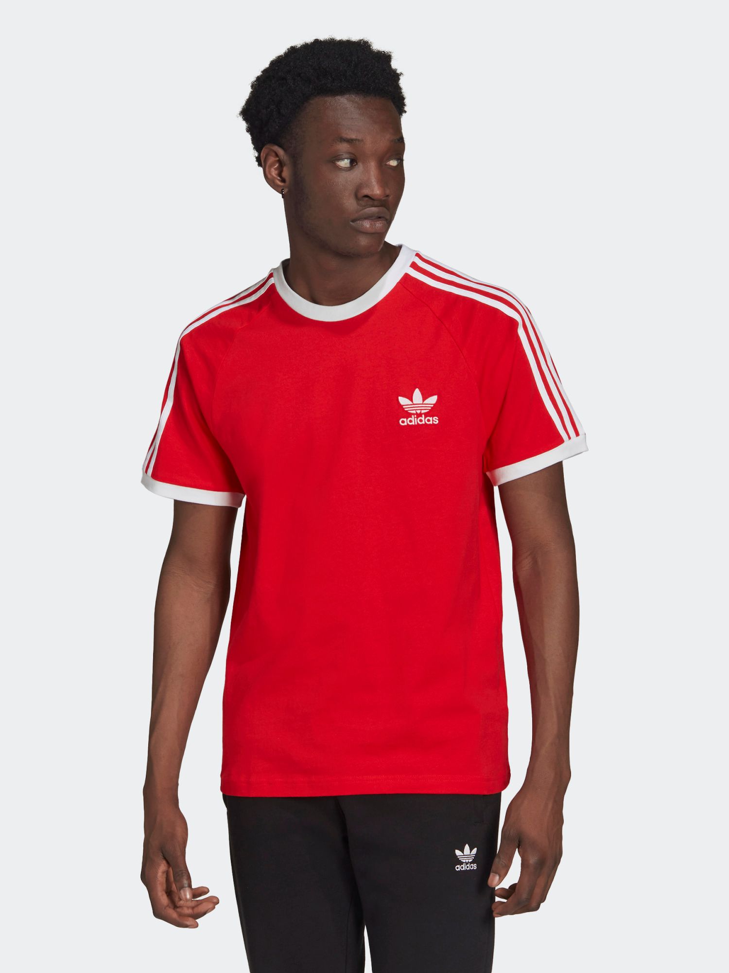 

Футболка Adidas 3-Stripes Tee H37756  Red, Футболка Adidas 3-Stripes Tee H37756 S Red