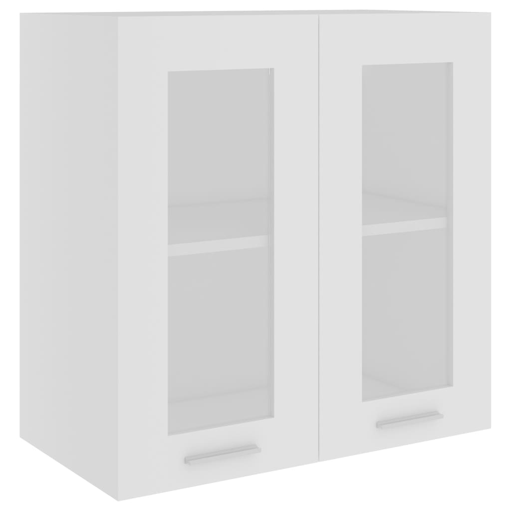 

Модуль верхній зі склом Shumee білий ДСП 60x31x60 см 802521