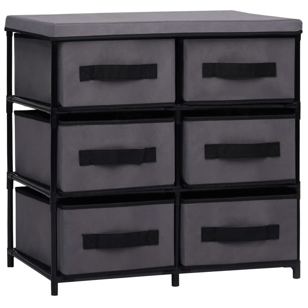 

Етажерка з висувними ящиками Shumee сірий 55x29x55 см 288322