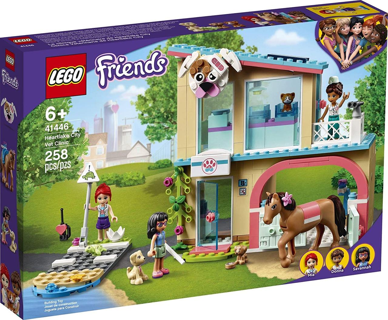 

Конструктор Lego Friends Ветеринарная клиника Хартлейк-Сити (41446)