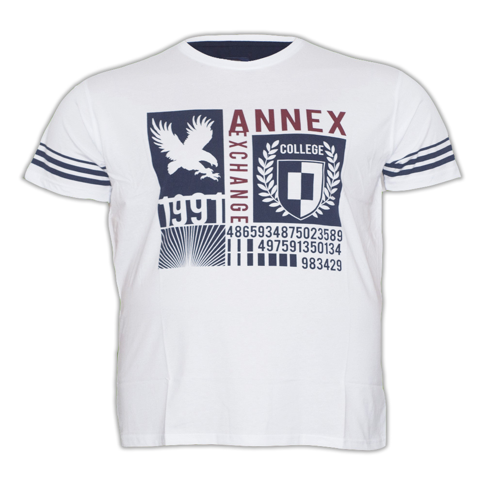 

Футболка мужская ANNEX fu00775609 (72) белый