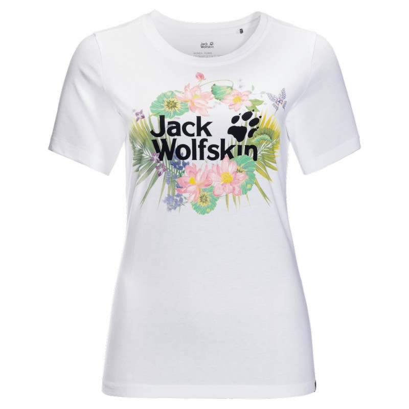 

Футболка PARADISE LOGO T W Jack Wolfskin 1807661-5018 XS Белый