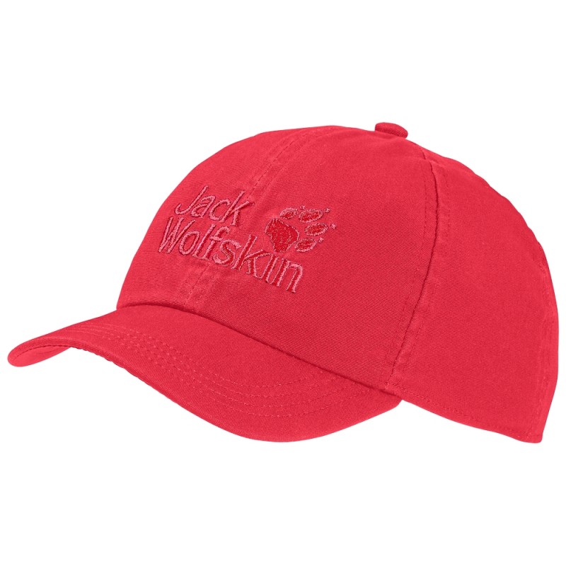 

Кепка KIDS BASEBALL CAP Jack Wolfskin 1901011-2058 OS Красный