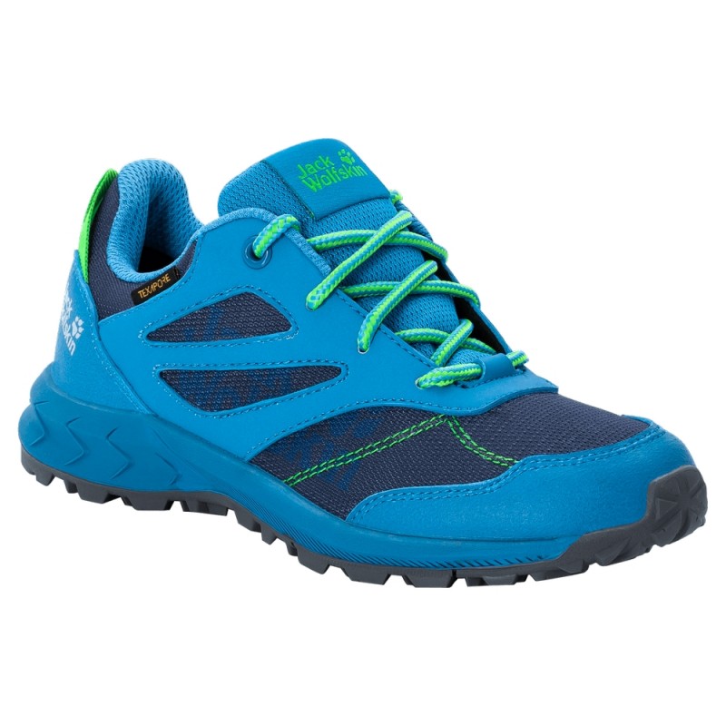 

Полуботинки WOODLAND TEXAPORE LOW K Jack Wolfskin 4042161-1226 35 Синий Зеленый (4060477826905)