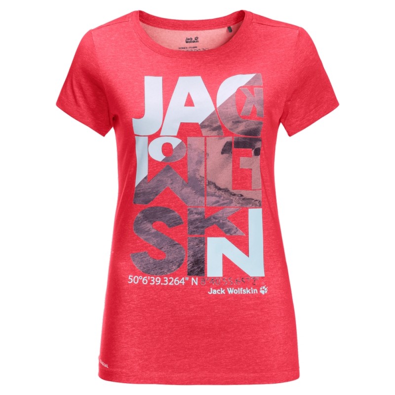 

Футболка NAVIGATION T W Jack Wolfskin 1807651-2058 L Красный