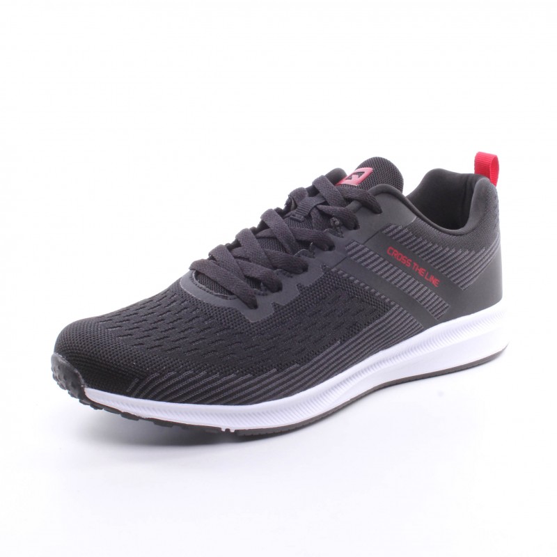 

Кроссовки KASER IQ KASER-BLACK/GREY/RED 45 Черный Красный Серый