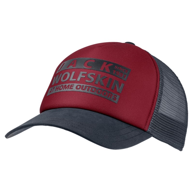 

Кепка BRAND MESH CAP Jack Wolfskin 1909391-2027 OS Бордовый