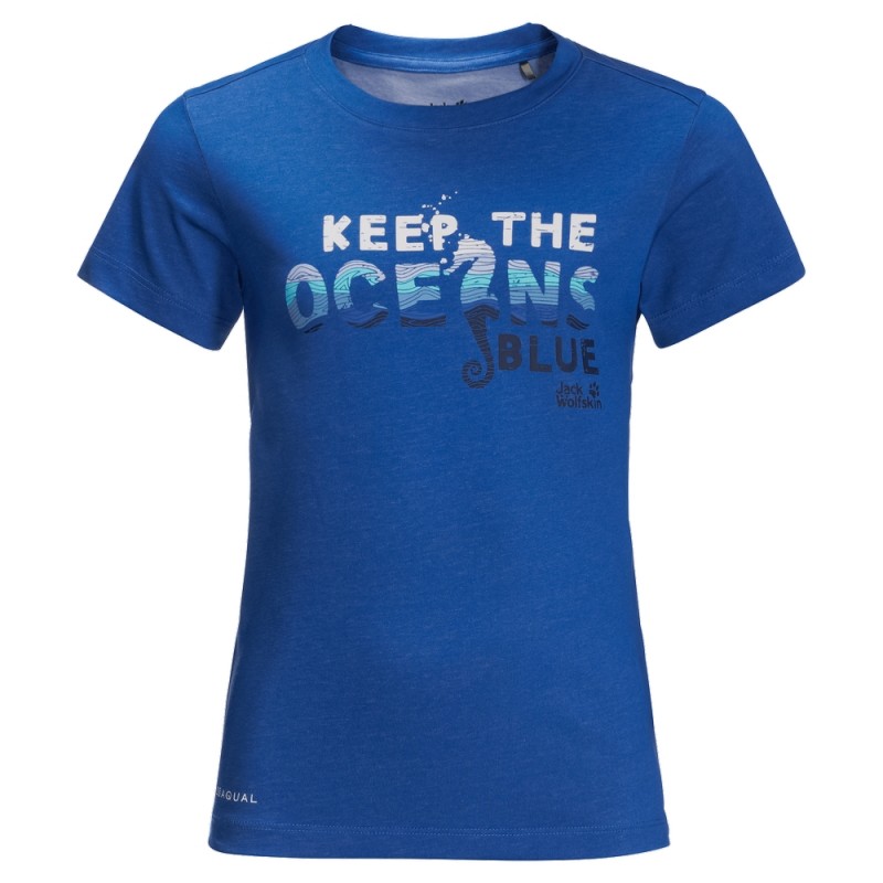 

Футболка OCEAN WAVE T KIDS Jack Wolfskin 1608233-1201 116 Синий (4060477840499)