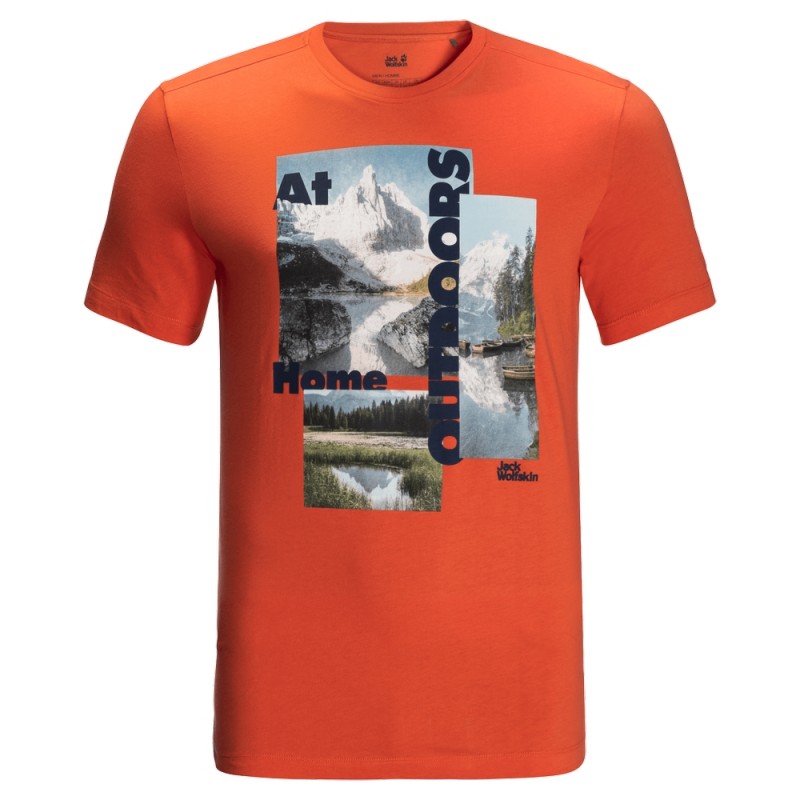

Футболка LAKE MORNING T M Jack Wolfskin 1807771-2520  Красный, Футболка LAKE MORNING T M Jack Wolfskin 1807771-2520 S Красный
