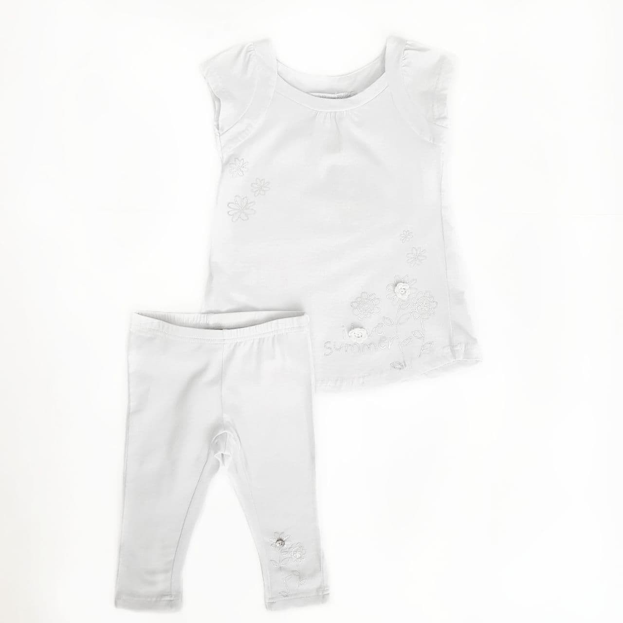 

Костюм: Туника с леггинсами Losan Mc baby girls (016802204/001) Белый 3 Years-98 см