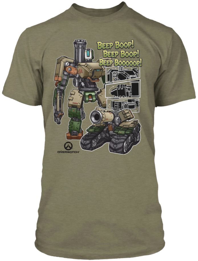 

Футболка JINX Overwatch - Roll Out Premium Tee Olive Heather, M
