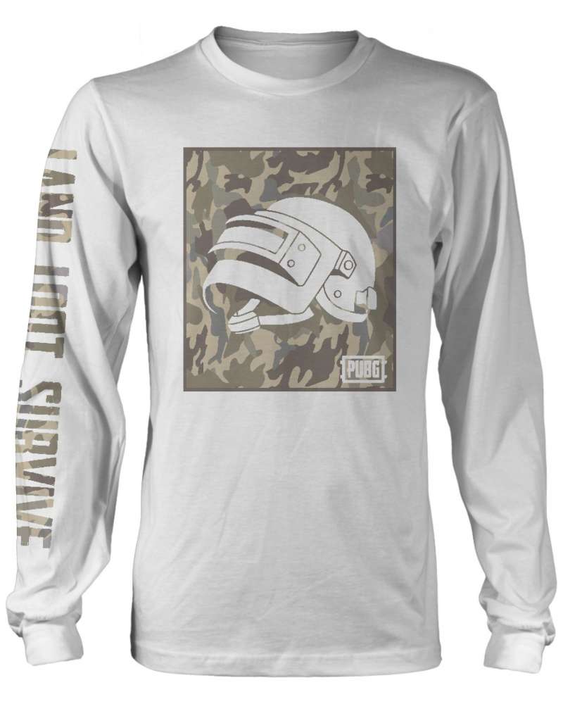 

Лонгслив JINX PUBG - Camo Street Long Sleeve White, L