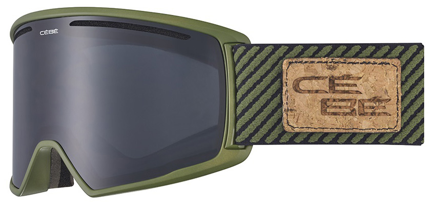

Маска горнолыжная Cebe Core L Green Camo Grey (848391039557)
