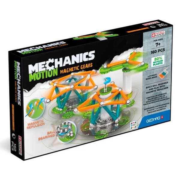 

Магнитные кубики Geomag Motion Gears (160 деталей)