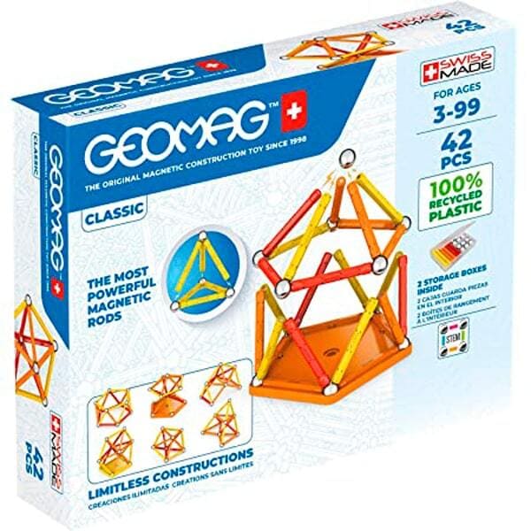 

Магнитные кубики Geomag Classic Recycled (42 детали)