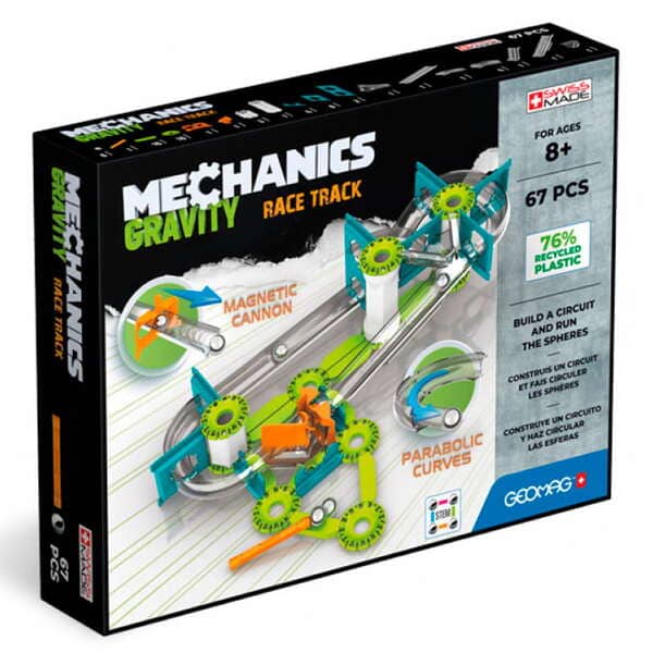 

Магнитные кубики Geomag Race Track (67 деталей)