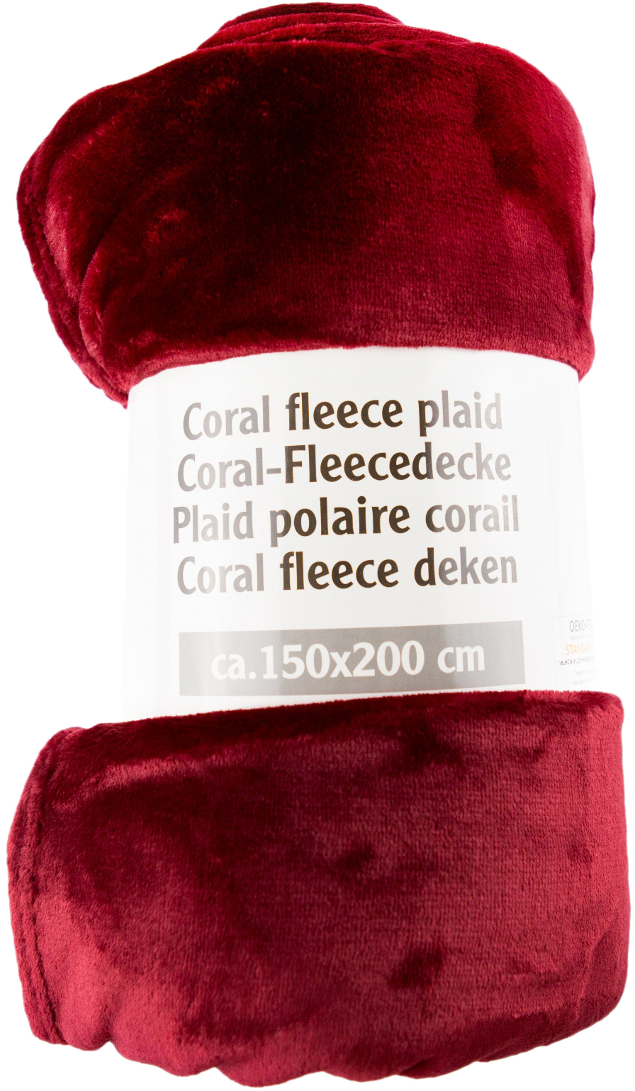 

Плед LIFETIME Coral fleece plaid Красный 150x200 см (871125203147-5 red)