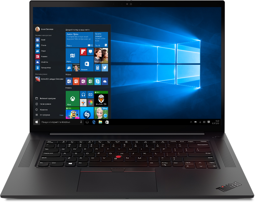 

Ноутбук Lenovo ThinkPad X1 Extreme Gen 4 (20Y5001XRA) Black