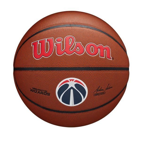 

Мяч баскетбольный Wilson NBA Team Composite Washington Wizards размер 7 композитная кожа (WTB3100XBWAS)