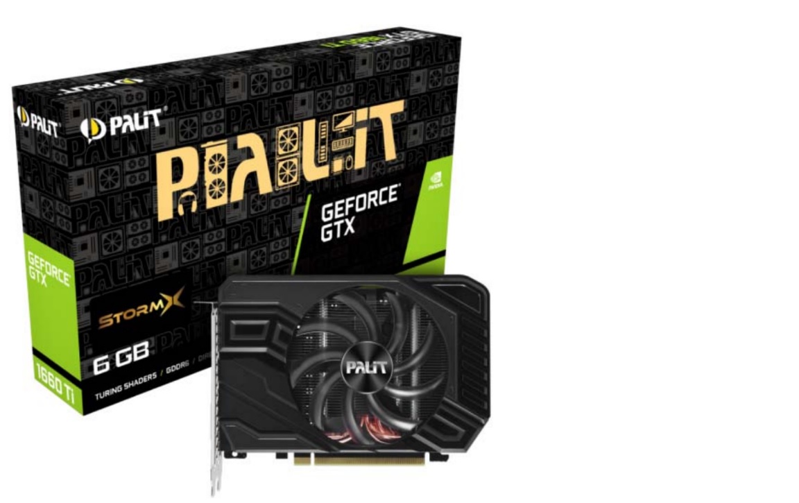 

Видеокарта GF GTX 1660 Ti 6GB GDDR6 StormX Palit (NE6166T018J9-161F)