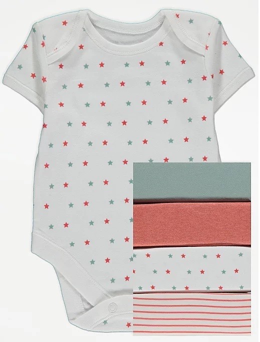 

Боди (5 штук) George Short Sleeve 92-98 см разноцветные
