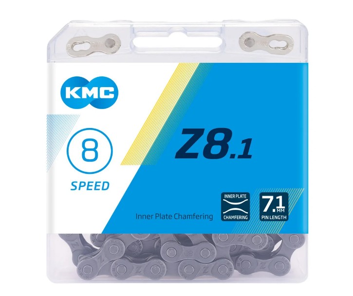 

Велосипедная Цепь KMC Z8.1, 8 spd., 116 зв.
