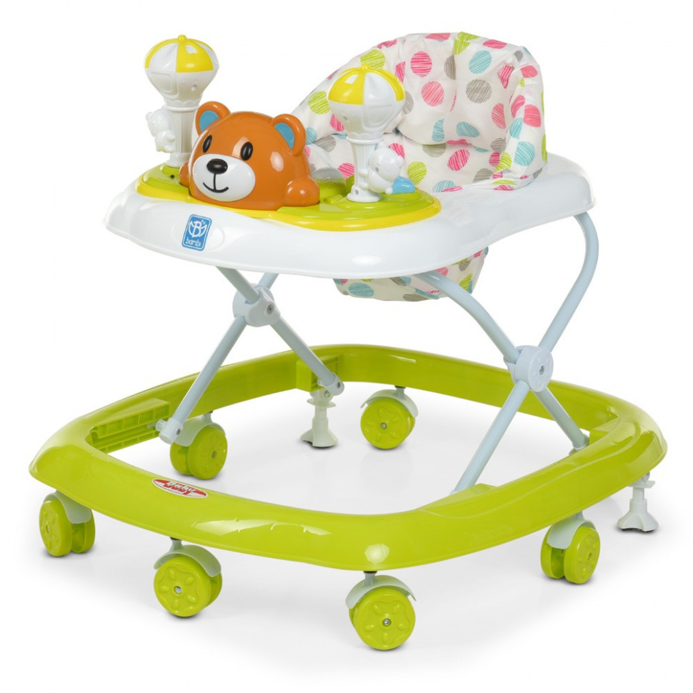 

Ходунки детские на колёсах Bambi M 3656-2 музыкальный (Салатовый)