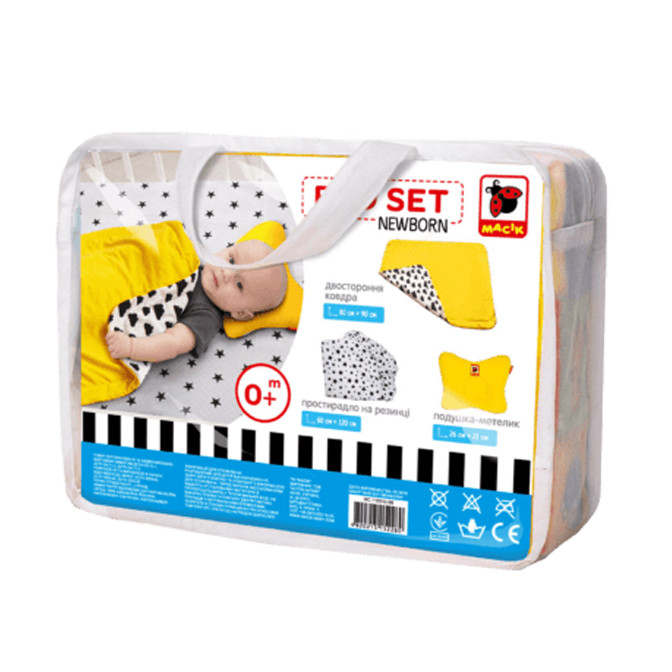 

Комплект Macik Bed Set Newborn МС 110512-06 подушка + одеяло + простыня