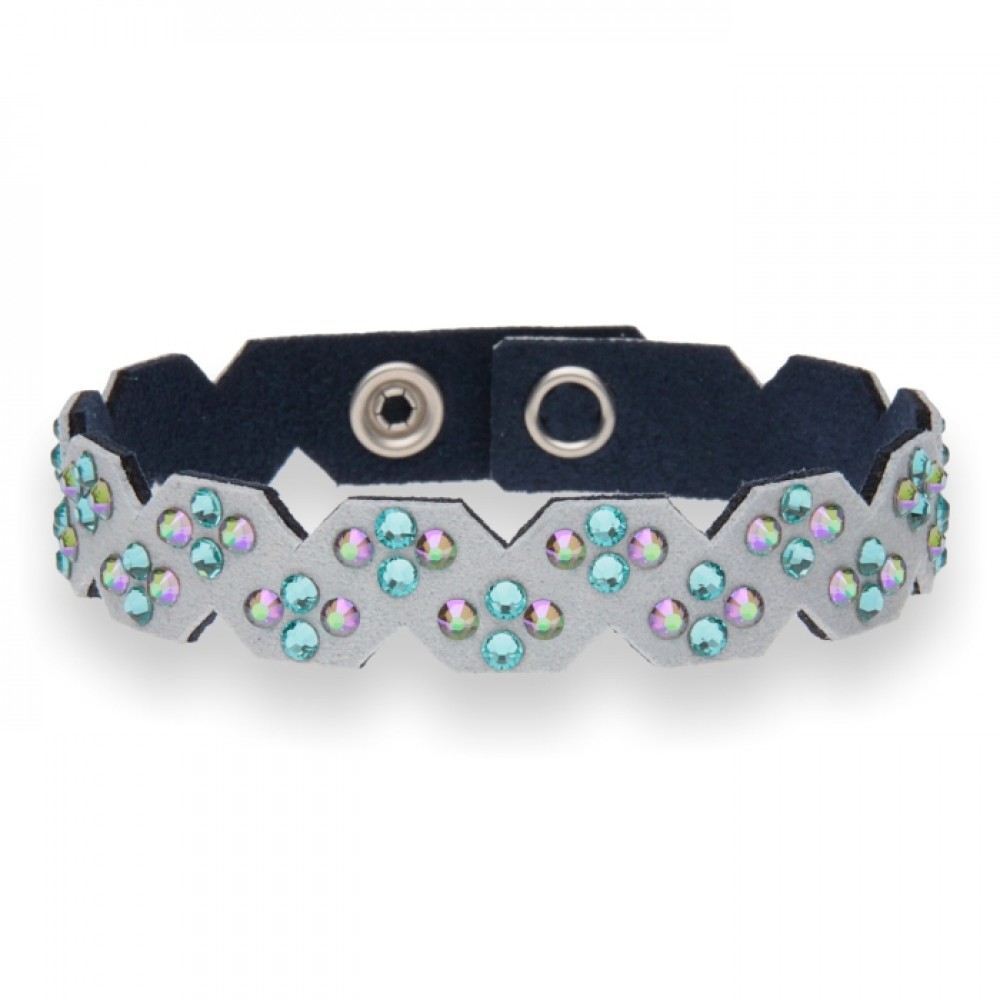 

Браслет Spark из Алькантара со Swarovski Karo Zig-Zag BNKAV2PBPSLTU