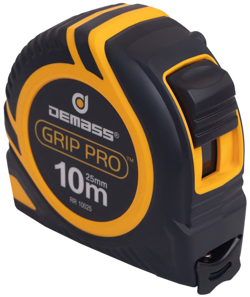 

Рулетка вимірювальна Demass Grip Pro 10 м (RR 10025)