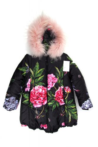 

Куртка зимняя с натуральным мехом Tamarine SC-9.2-19 146 см черный
