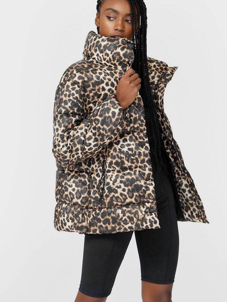 

Куртка Stradivarius 5737/701/450 M Леопардовая
