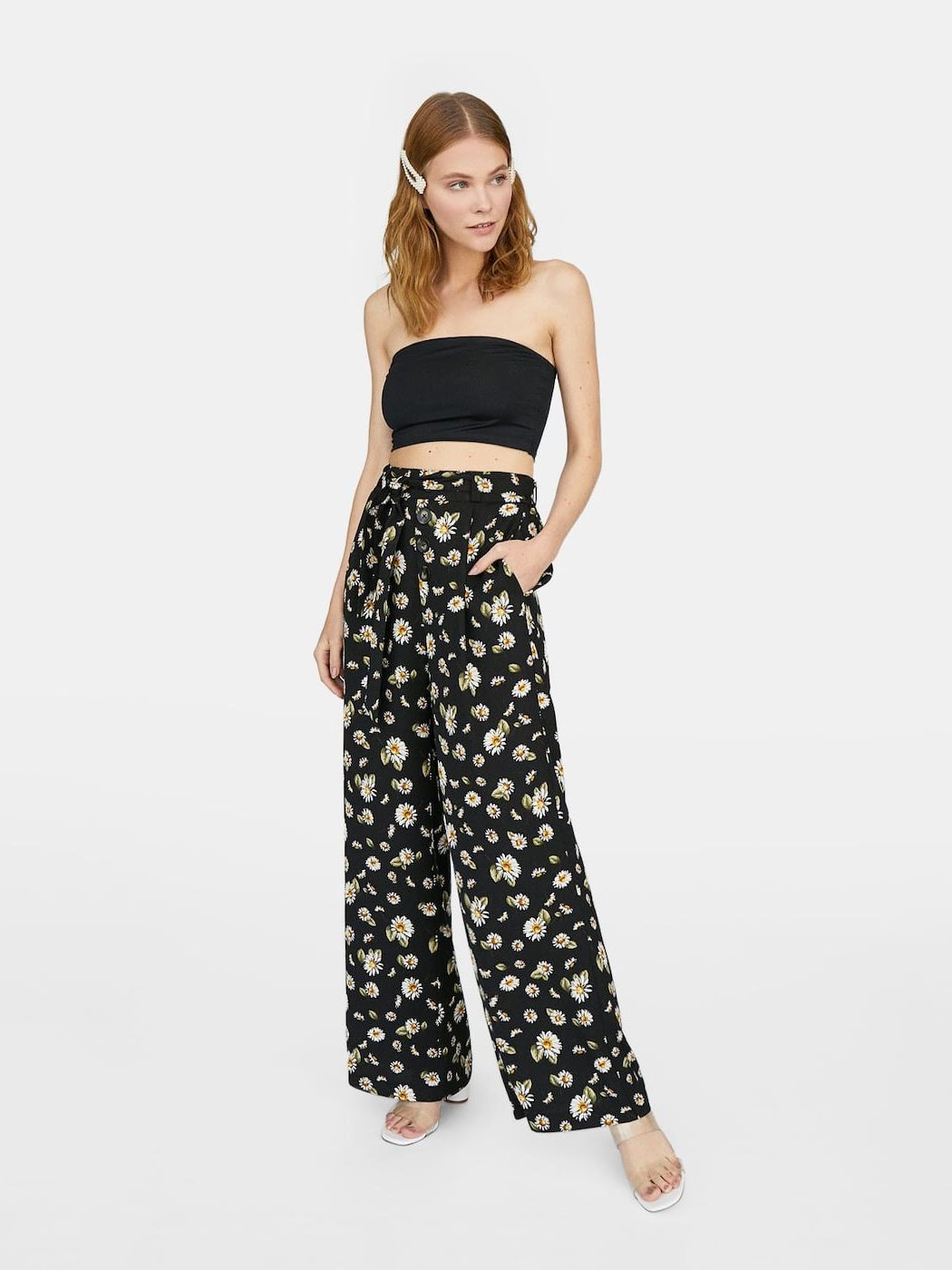 

Брюки Stradivarius 1153/871/004  Черные, Брюки Stradivarius 1153/871/004 L Черные