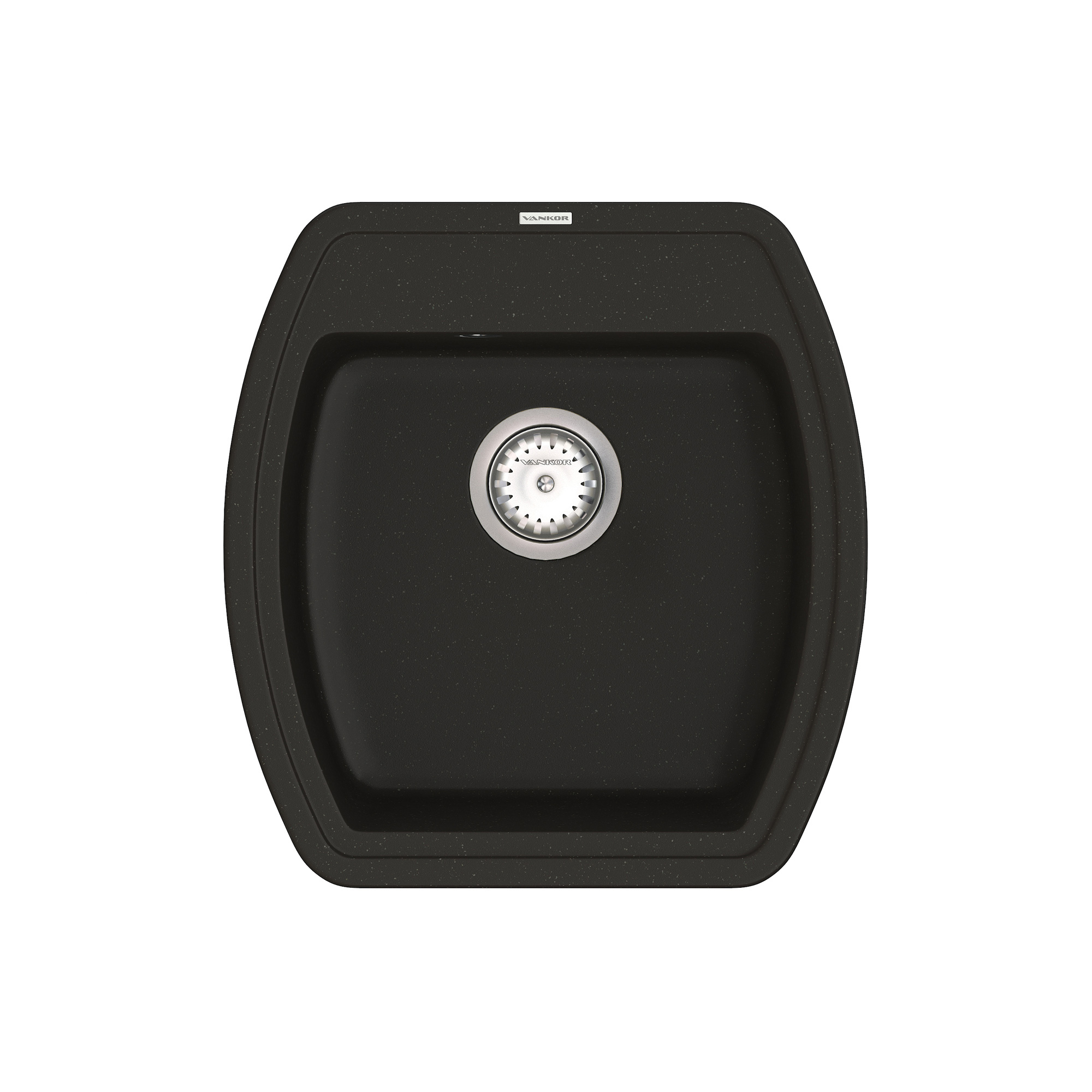 

Мойка Кухонная Vankor Norton Nmp 01.48 Black + Сифон Vankor
