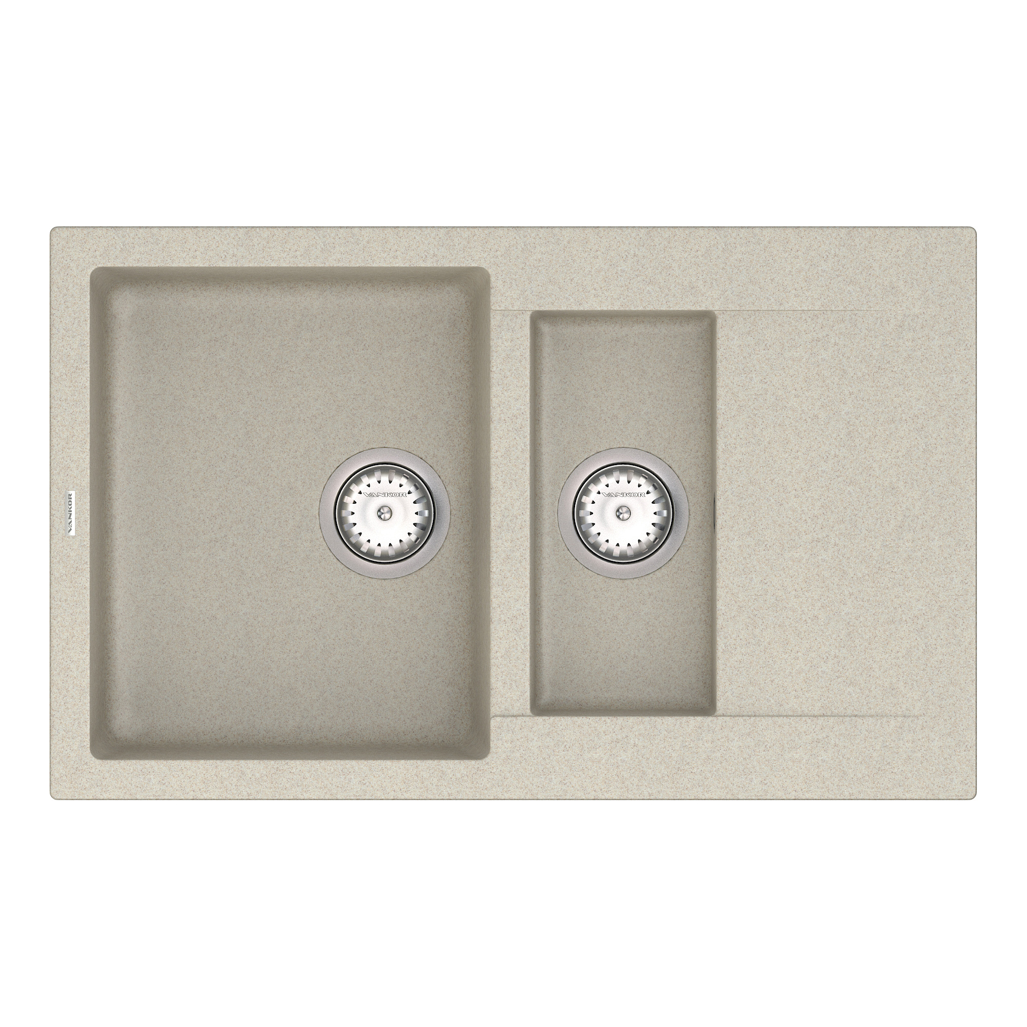 

Мойка Кухонная Vankor Orman Omp 04.80 Terra + Сифон Vankor
