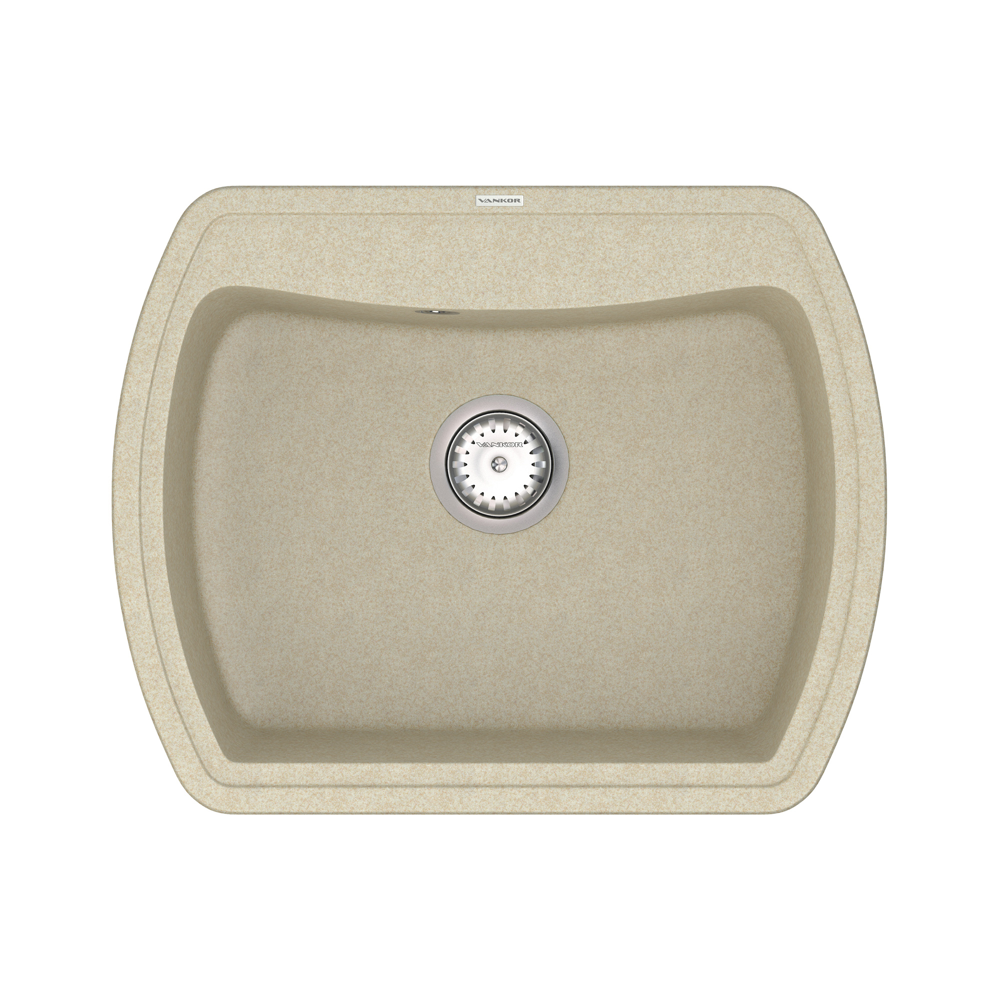 

Мойка Кухонная Vankor Norton Nmp 01.63 Beige + Сифон Vankor