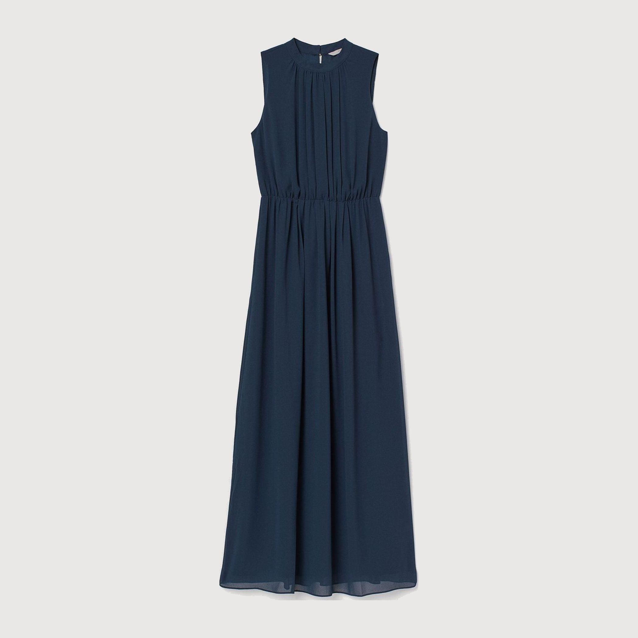 

Платье H&M 8721721-AAQJ 44 Темно-синее