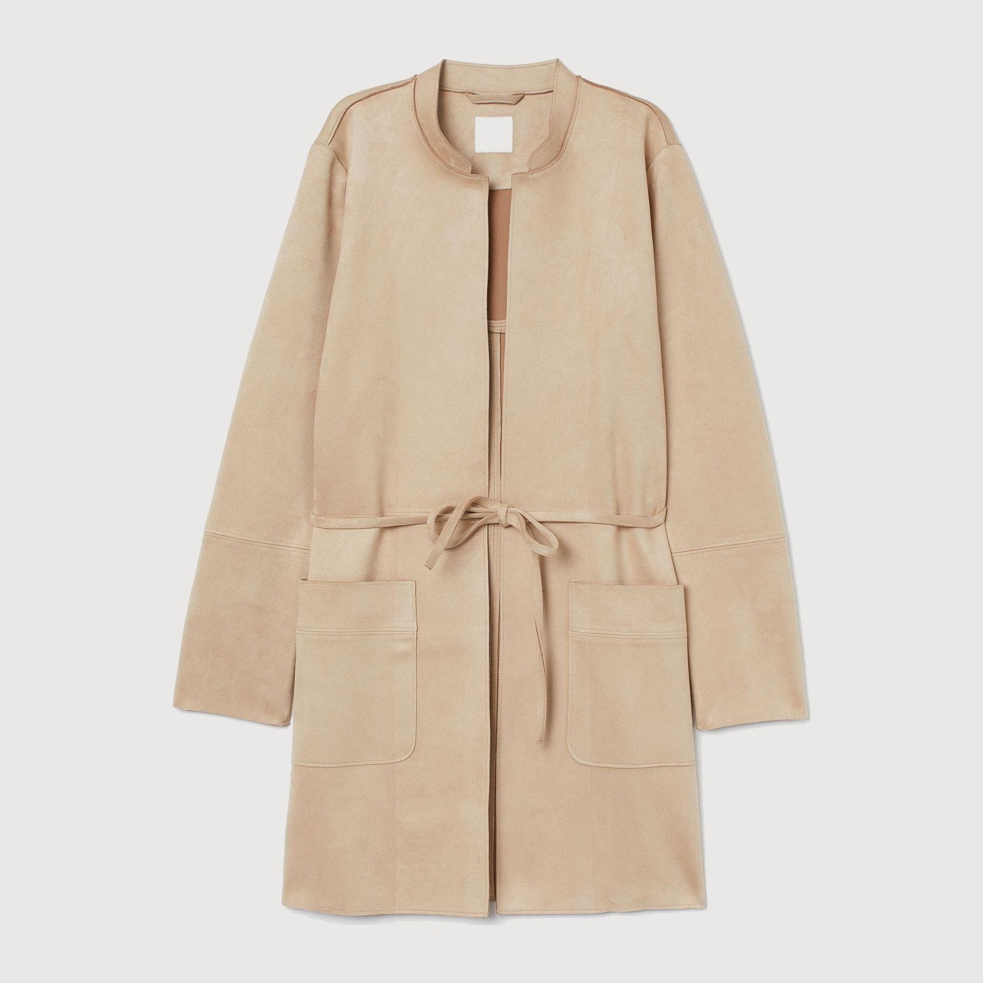 

Пальто H&M 8158481-ACTQ 46 Бежевое