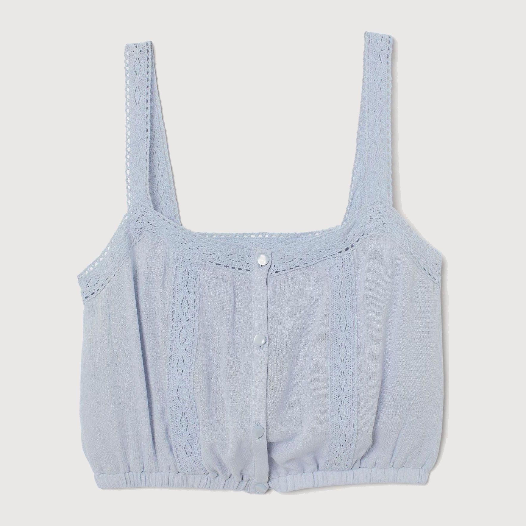 

Топ H&M 7581700-ACUP 38 Голубой
