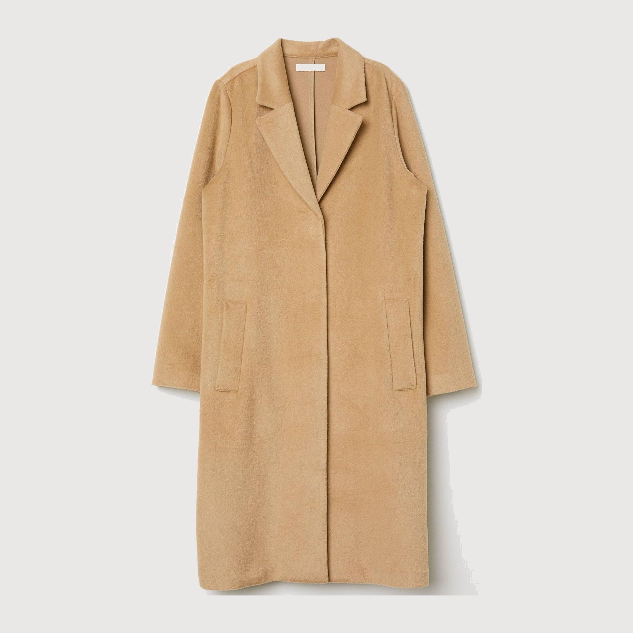 

Пальто H&M 6399768-ACTQ 38 Бежевое