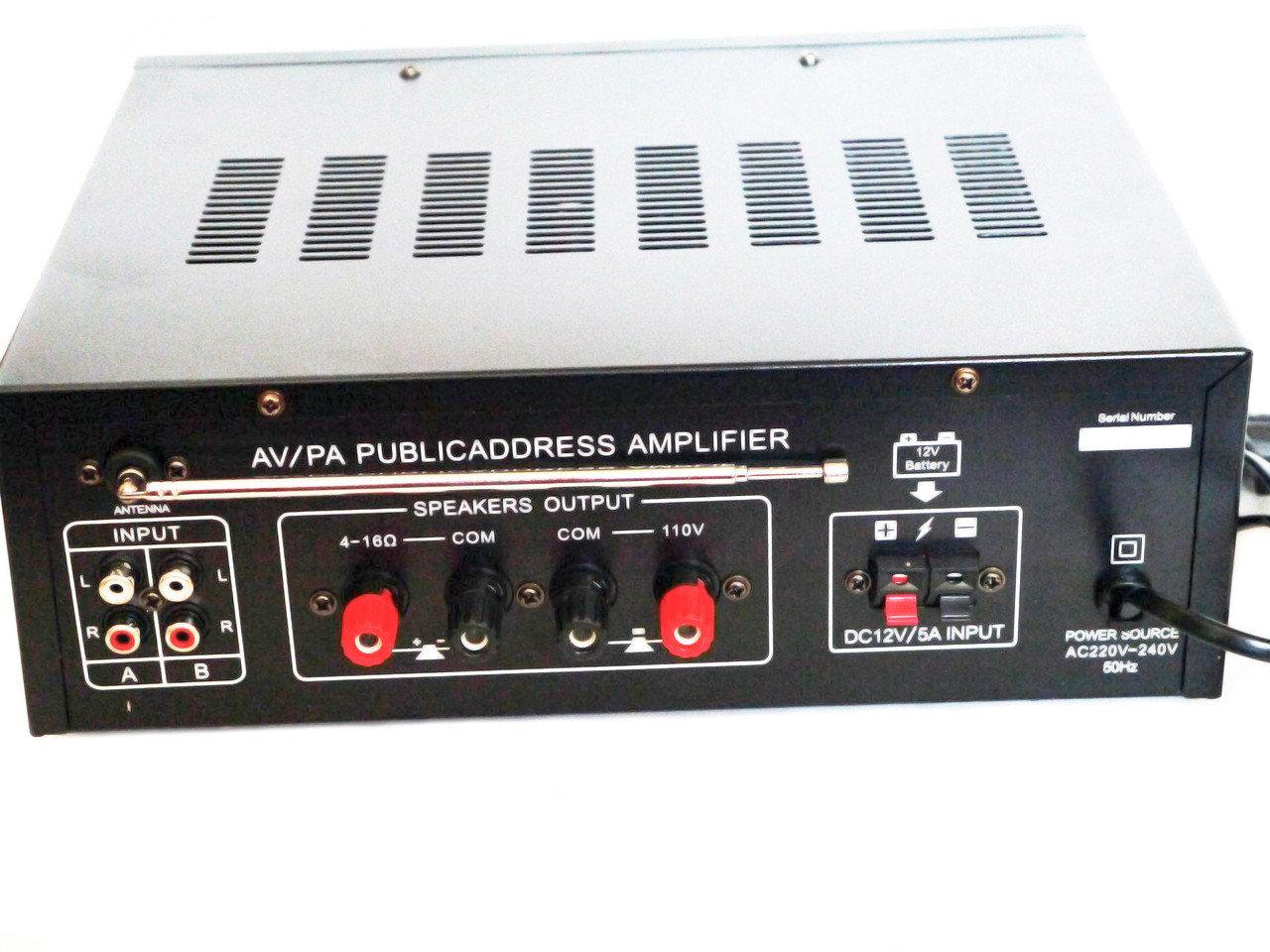 

Усилитель UKC Public Address PA-329BT 5721 с караоке и пультом
