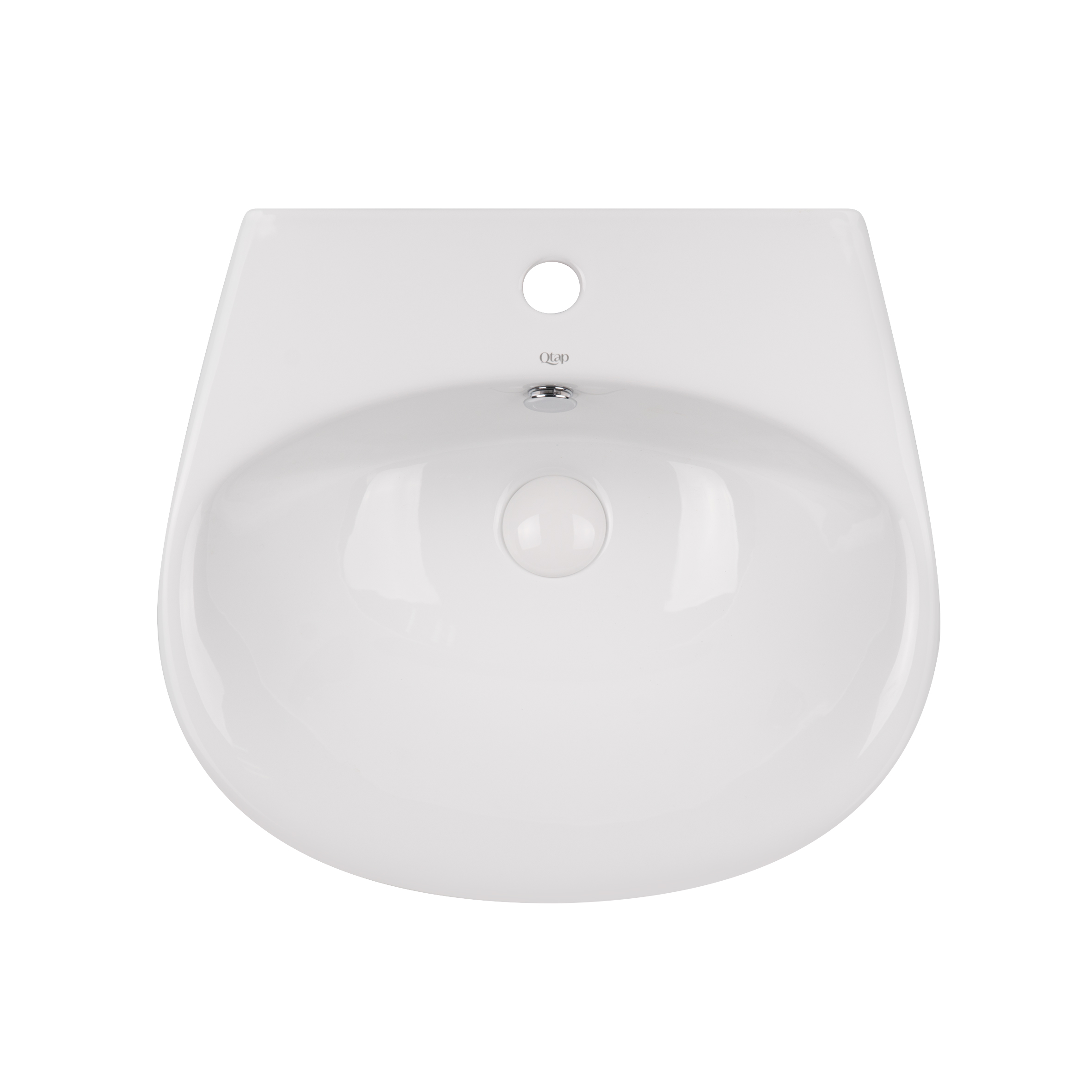 

Раковина Qtap Virgo с донным клапаном QT1811037GW (ST702080)