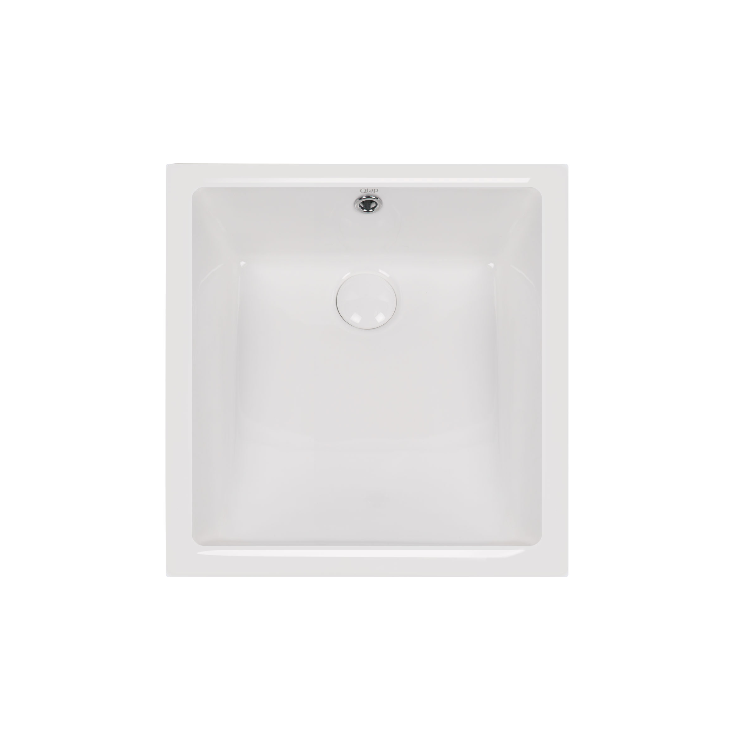 

Раковина Qtap Stork с донным клапаном QT15116086W (ST702067)